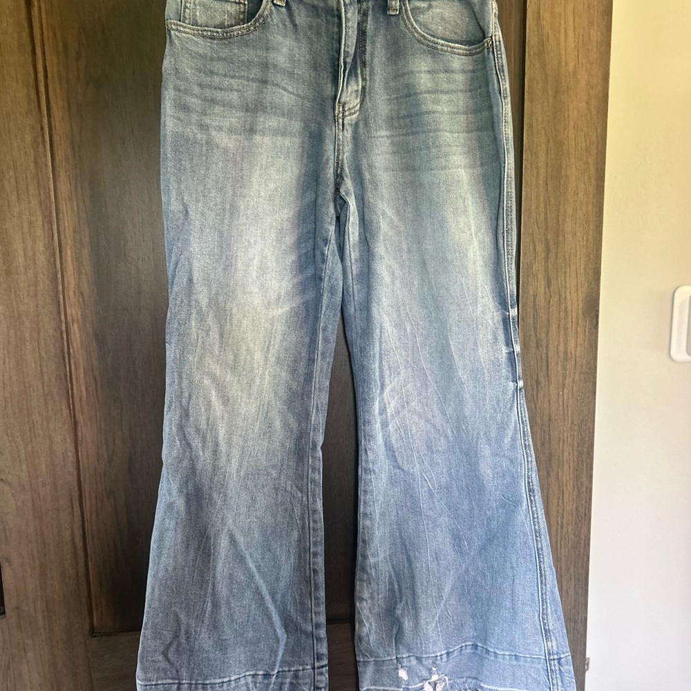 Flying Monkey Light Blue Flare Jeans